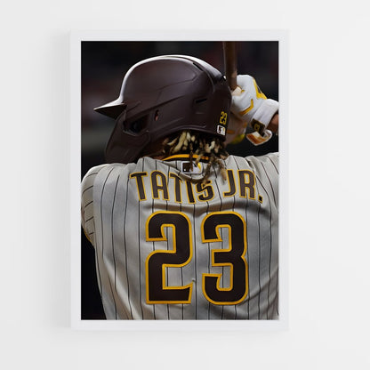 ap-fernando tatis jr-9 cadre Blanc