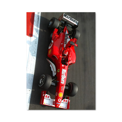 Poster Ferrari f2002 77455