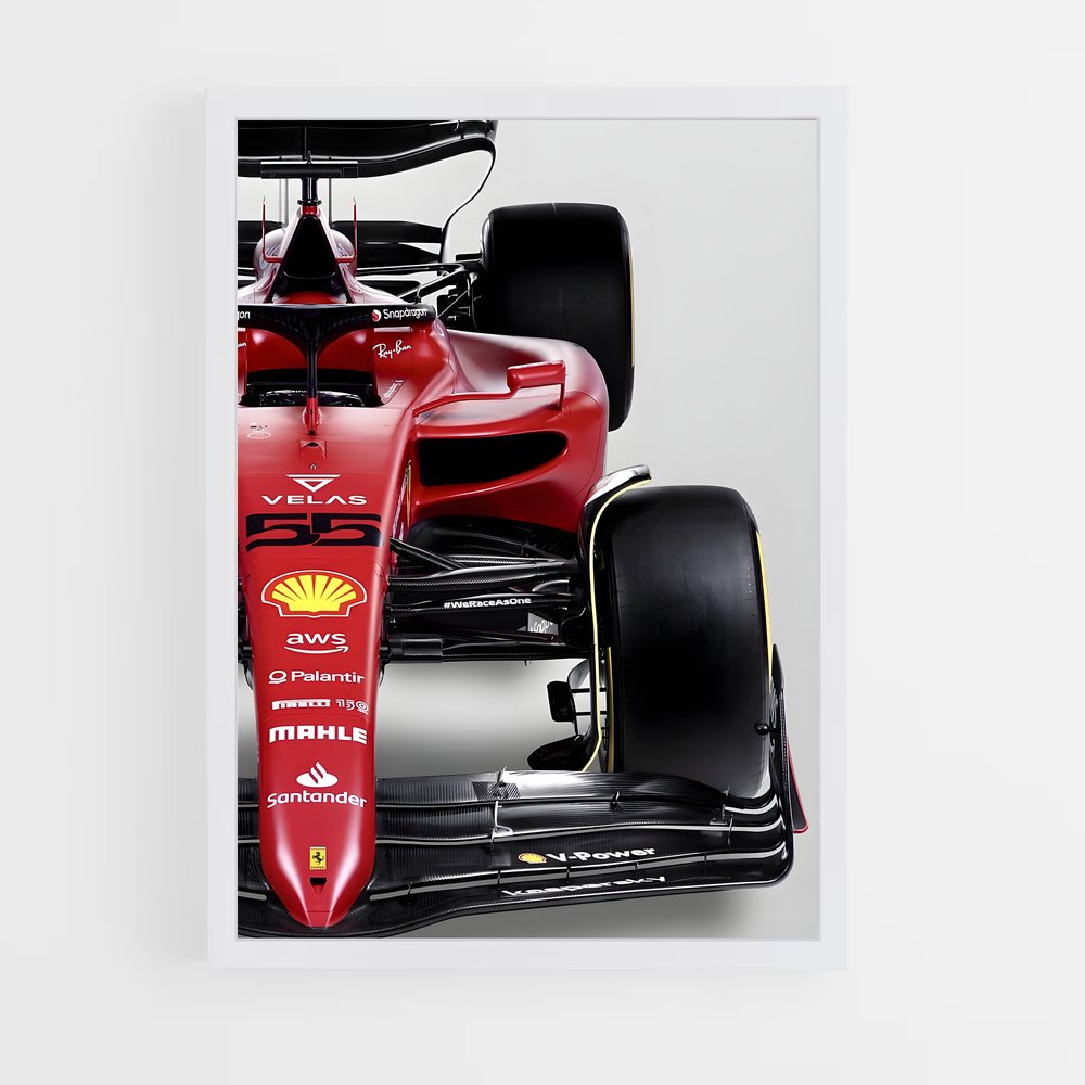 ap-ferrari f1-75-1 cadre Blanc