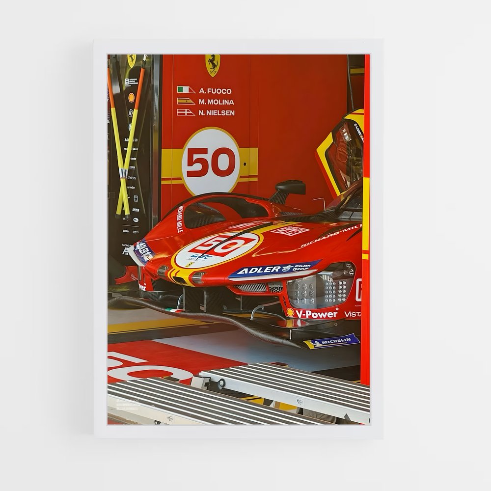 ap-ferrari f1-75-5 cadre Blanc