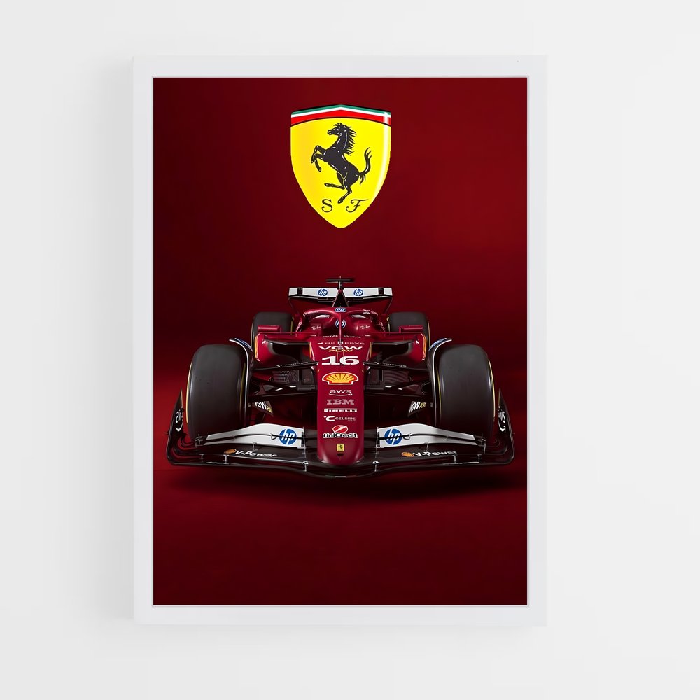 ap-ferrari f1-75-7 cadre Blanc
