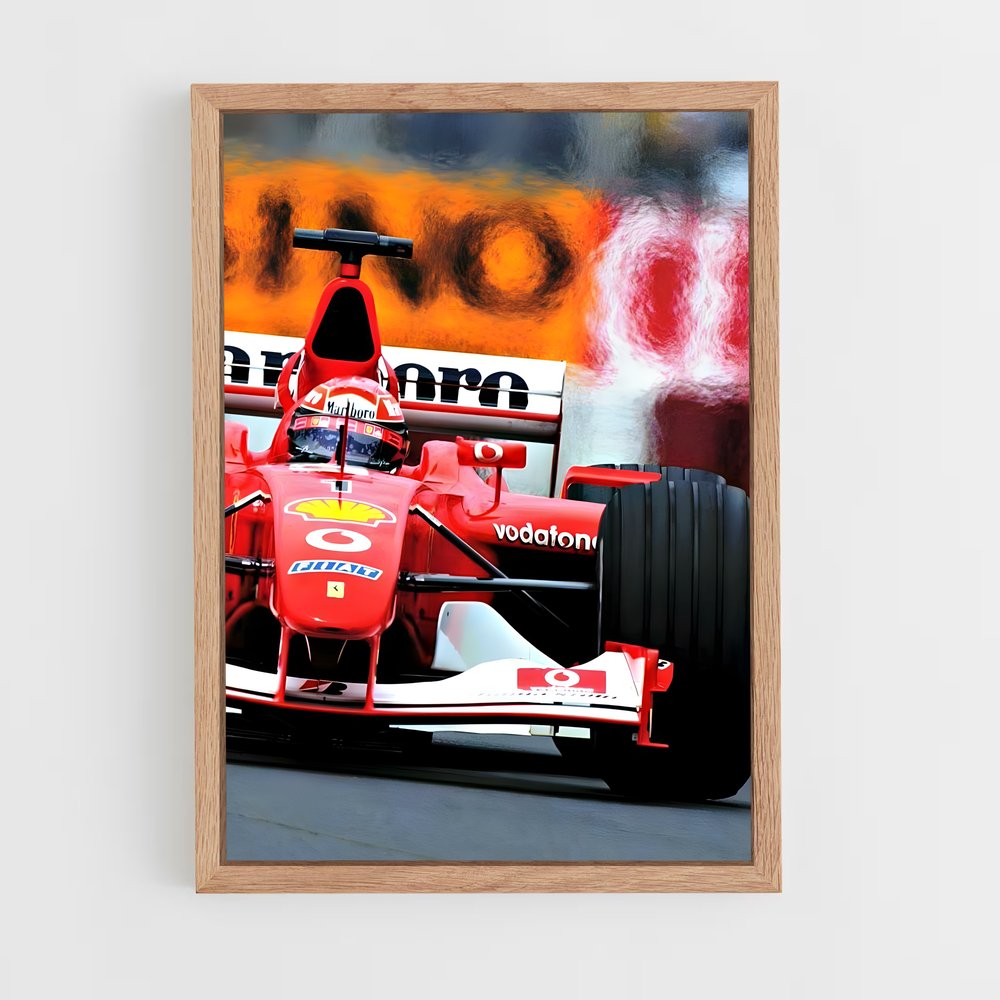 ap-ferrari f2002-1 cadre Bois clair