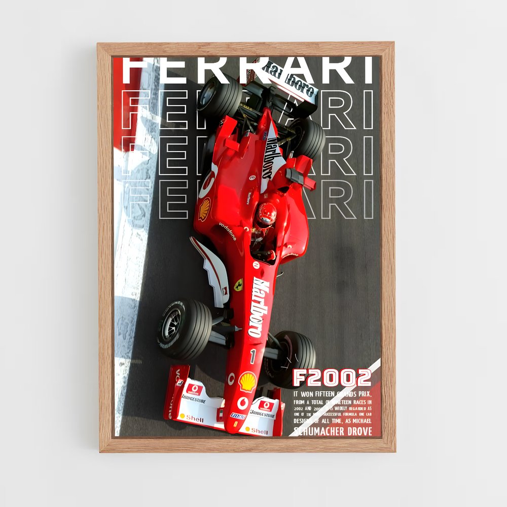 ap-ferrari f2002-2 cadre Bois clair