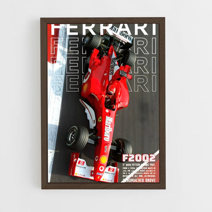 ap-ferrari f2002-2 cadre Bois foncé