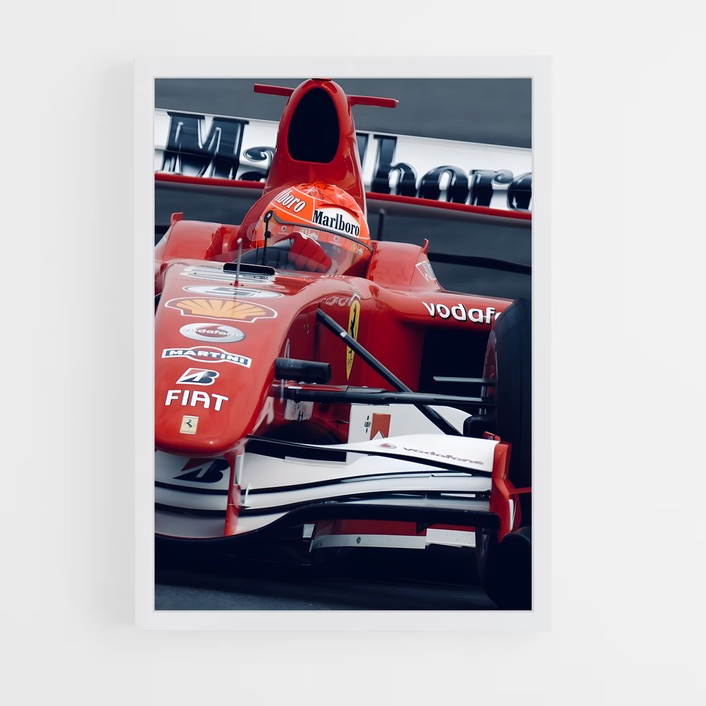 ap-ferrari f2004-6 cadre Blanc
