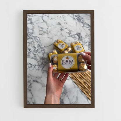 ap-ferrero rocher-10 cadre Bois foncé