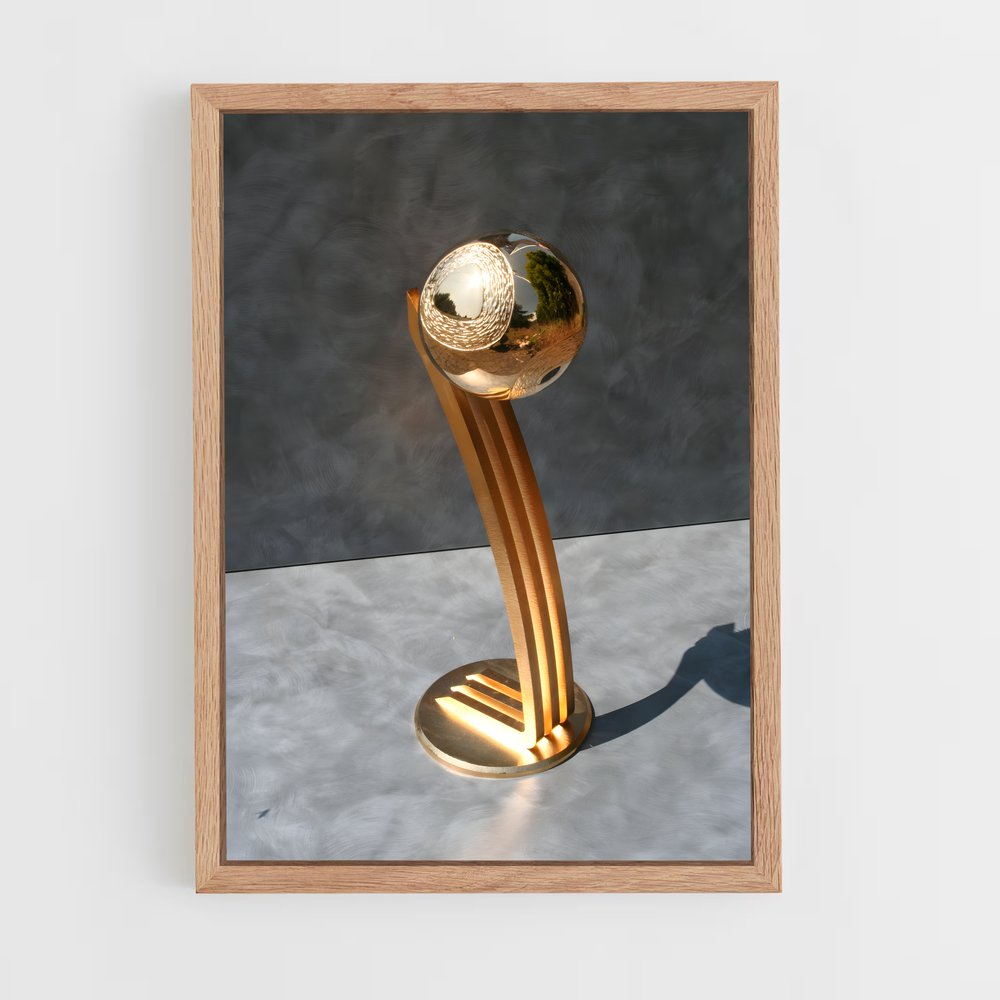 ap-fifa world cup golden ball-1 cadre Bois clair