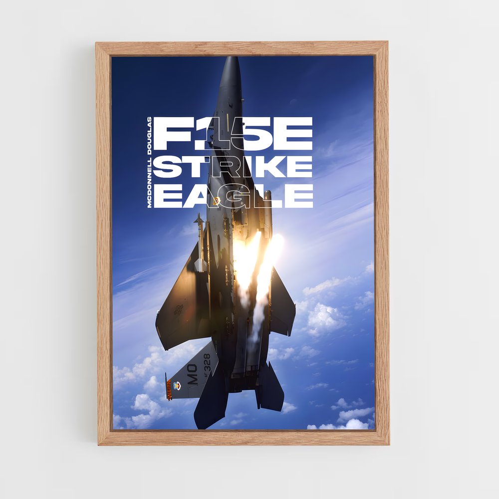ap-fighter jets-15 cadre Bois clair