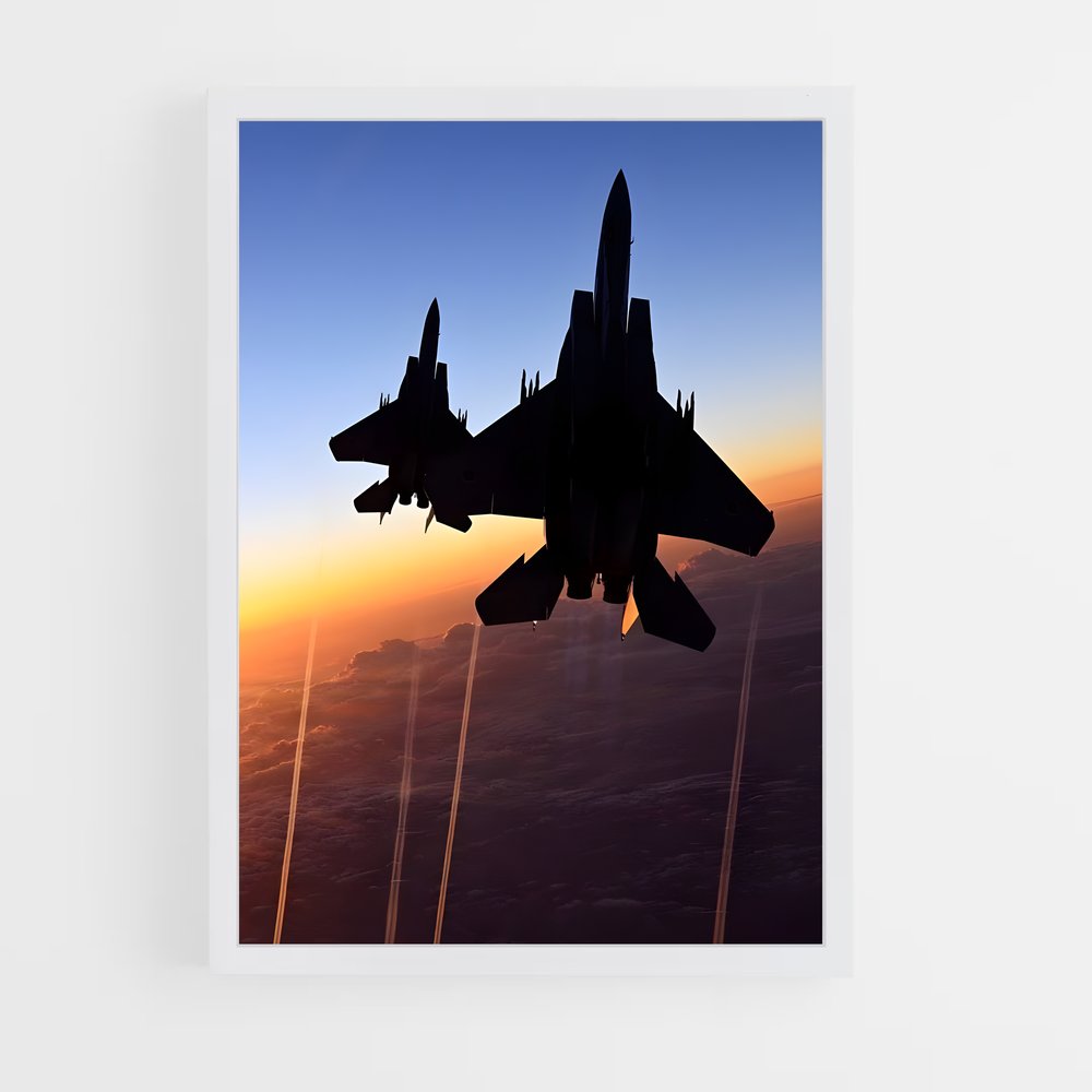 ap-fighter jets-3 cadre Blanc