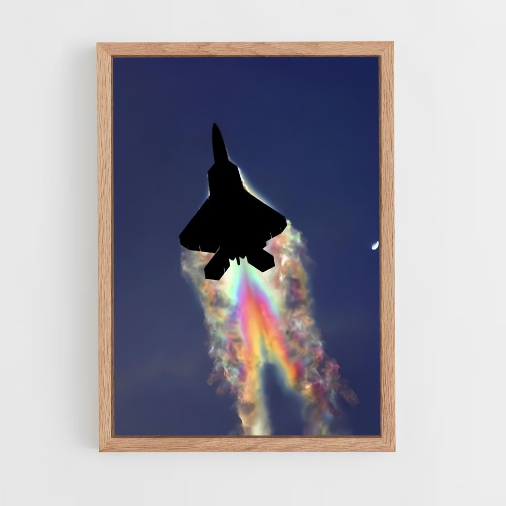 ap-fighter jets-4 cadre Bois clair