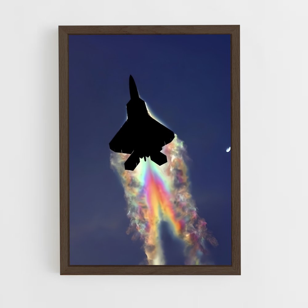 ap-fighter jets-4 cadre Bois foncé