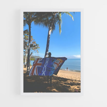 ap-fiji flag-1 cadre Blanc