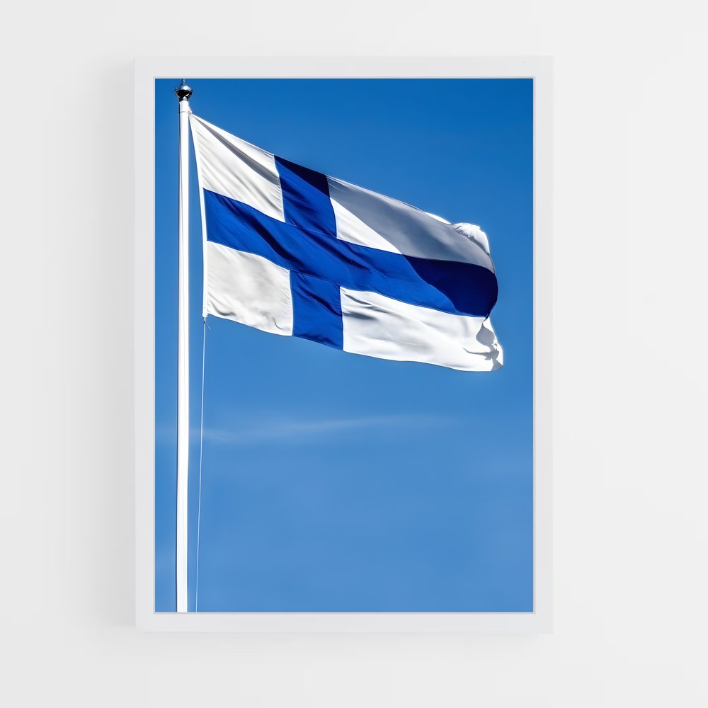 ap-finland flag-1 cadre Blanc