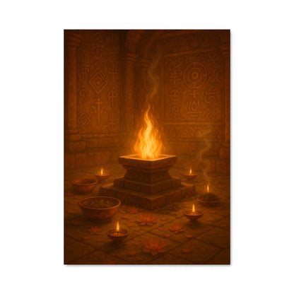 Poster Sanctuaire de Flammes