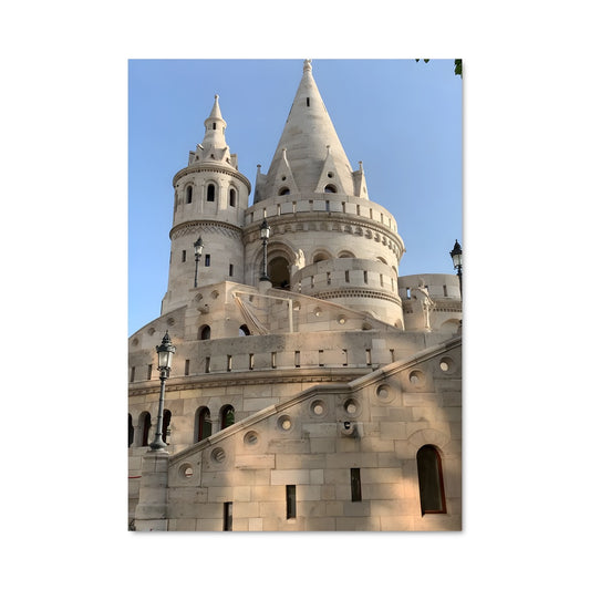 Poster Château de Sable à Barcelone