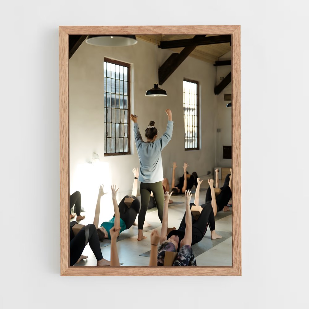 ap-fitness instructor-3 cadre Bois clair
