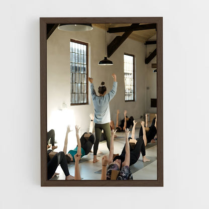 ap-fitness instructor-3 cadre Bois foncé