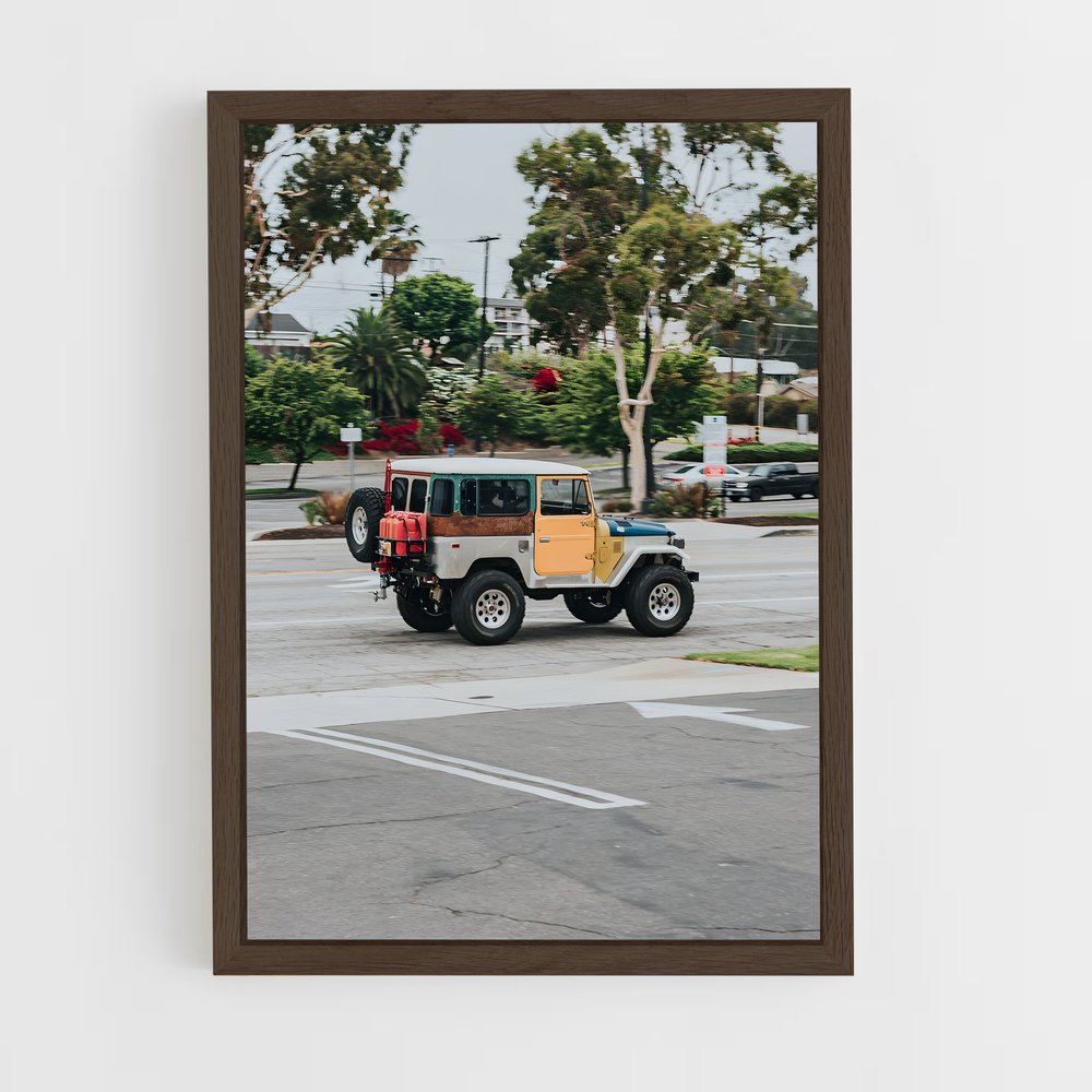 ap-fj40-1 cadre Bois foncé