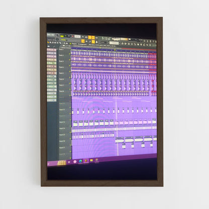 ap-fl studio-2 cadre Bois foncé