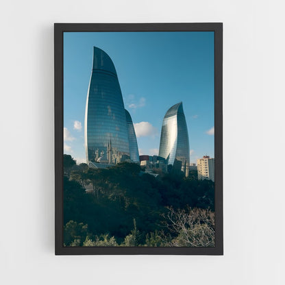 ap-flame towers baku-1 cadre Noir