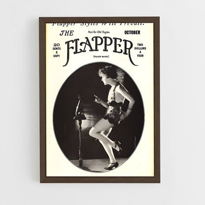 ap-flapper-6 cadre Bois foncé