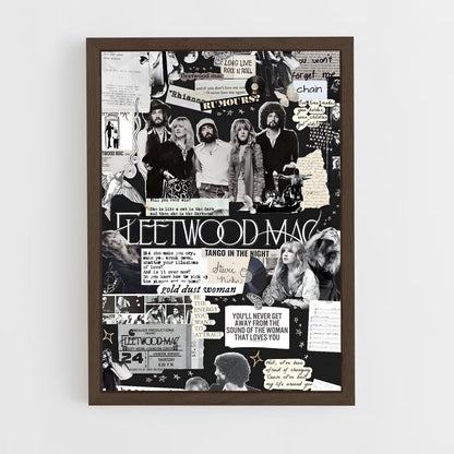 ap-fleetwood mac-6 cadre Bois foncé
