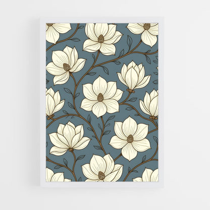 ap-floral patterns-2 cadre Blanc