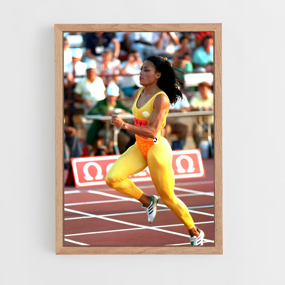ap-florence griffith-joyner-2 cadre Bois clair