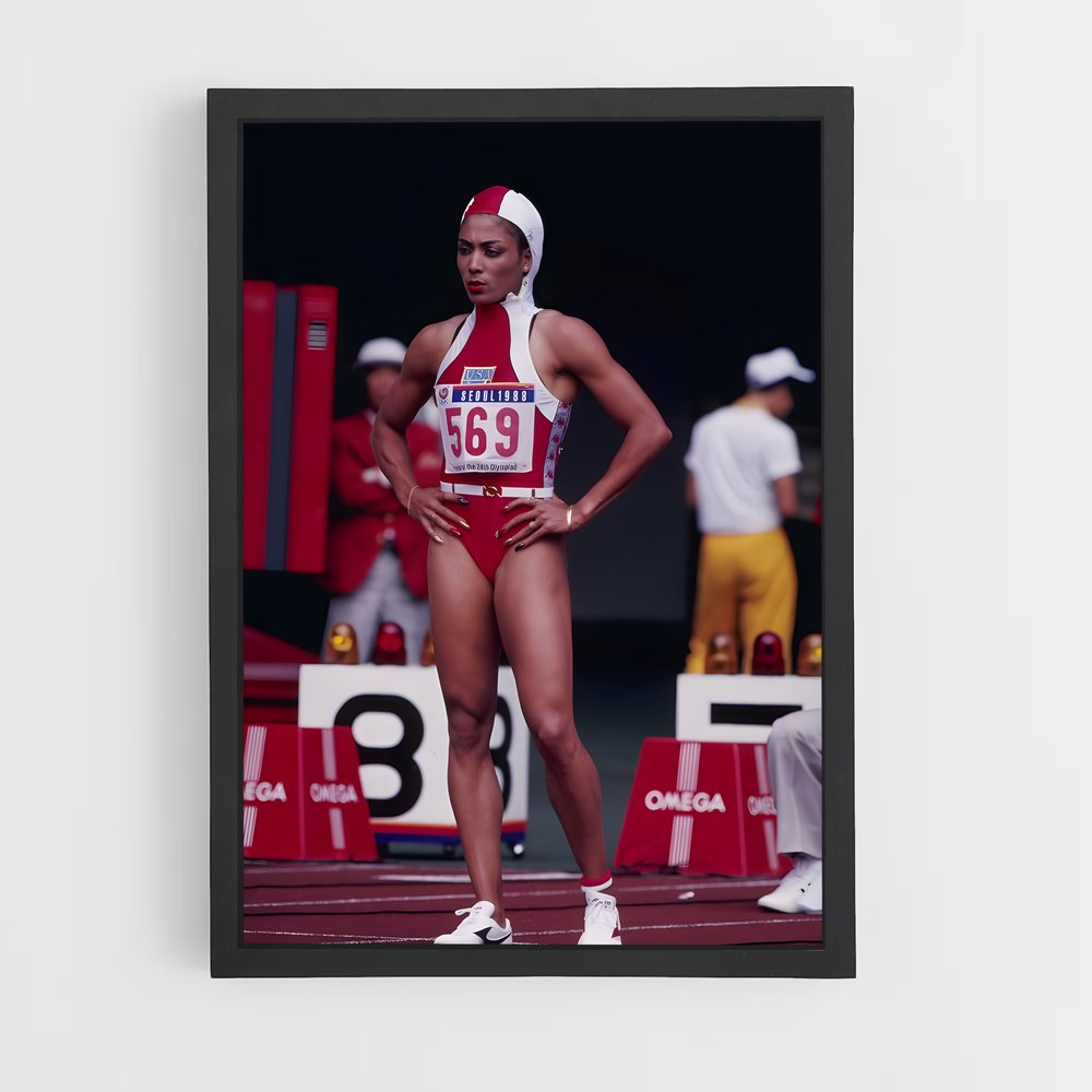 ap-florence griffith-joyner-4 cadre Noir