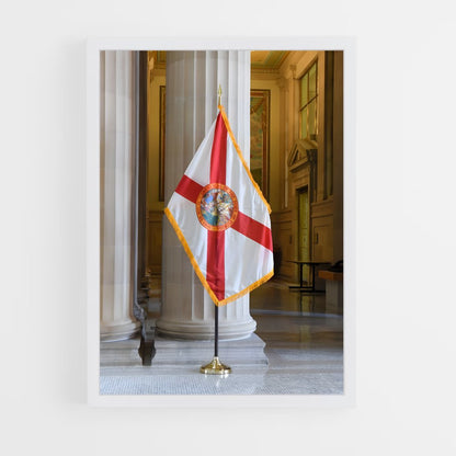 ap-florida flag-1 cadre Blanc
