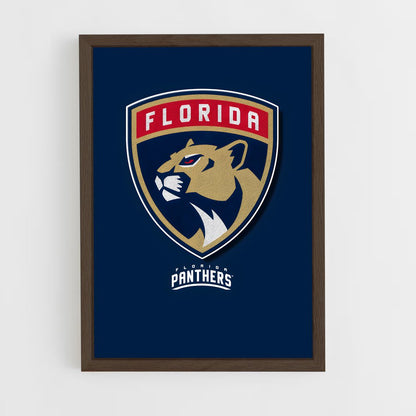 ap-florida panthers-6 cadre Bois foncé