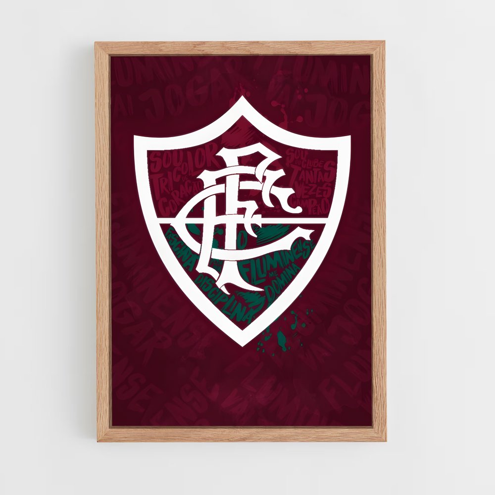 ap-fluminense fc-6 cadre Bois clair