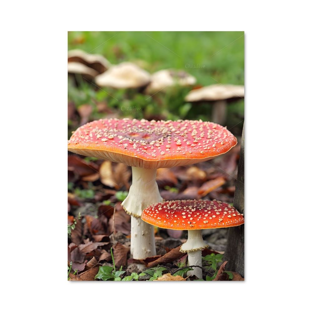 Poster Dans le Bois des Amanites