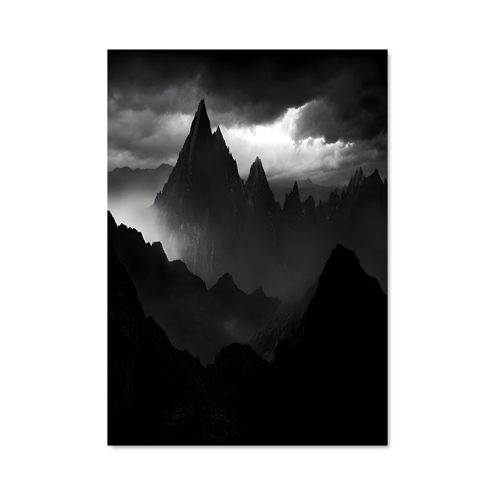 Poster Brume Montagnarde