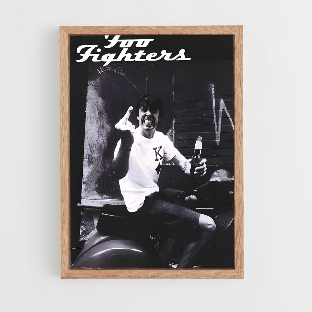 ap-foo fighters-7 cadre Bois clair