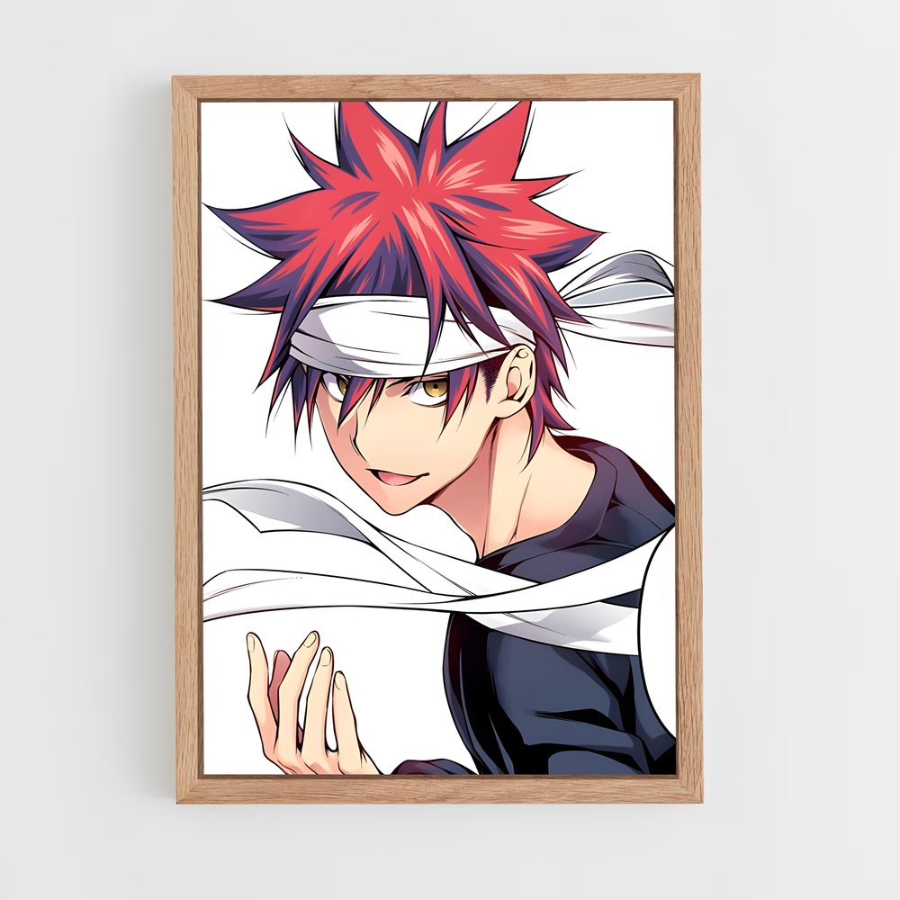 ap-food wars-2 cadre Bois clair