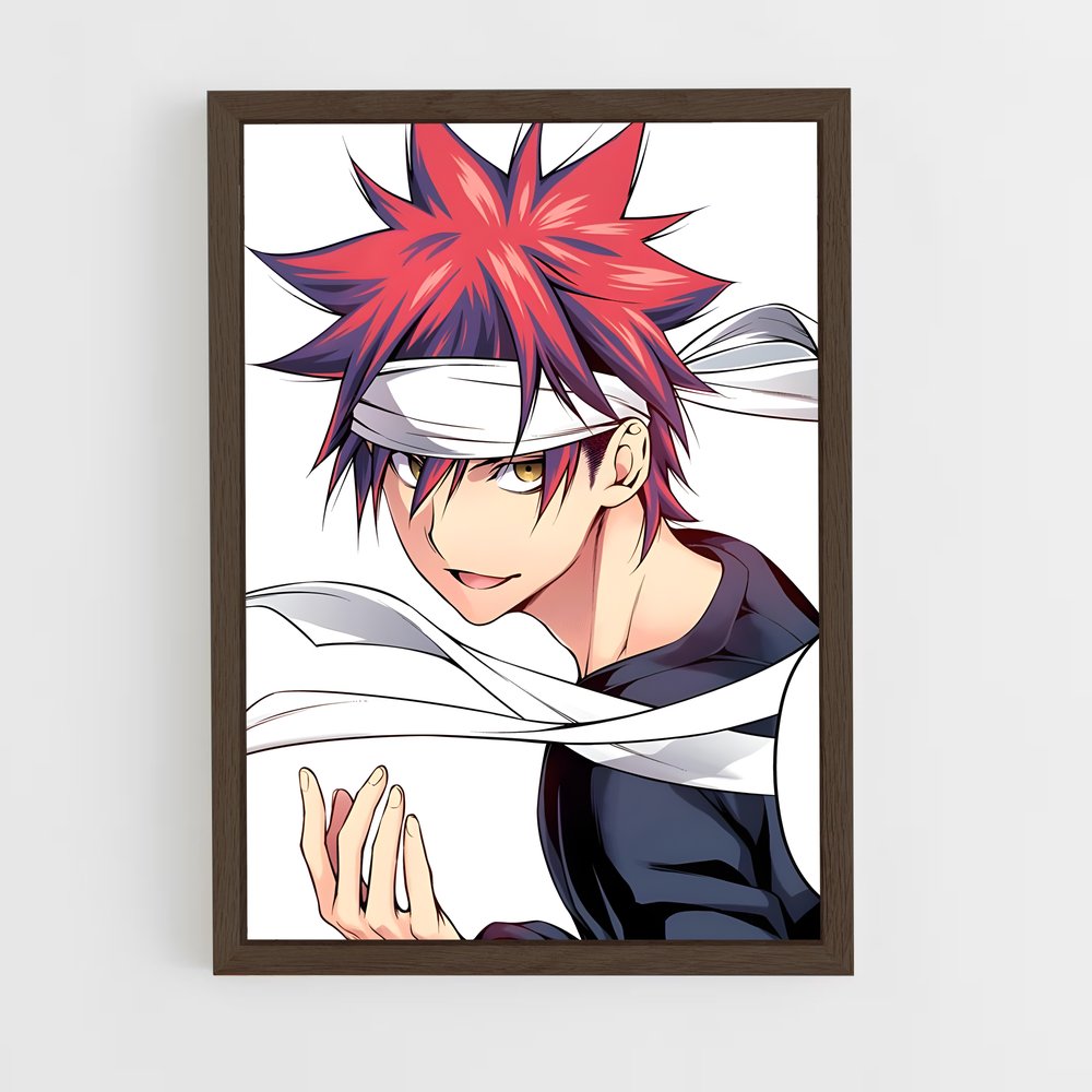 ap-food wars-2 cadre Bois foncé