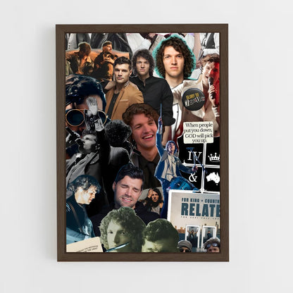 ap-for king and country-9 cadre Bois foncé