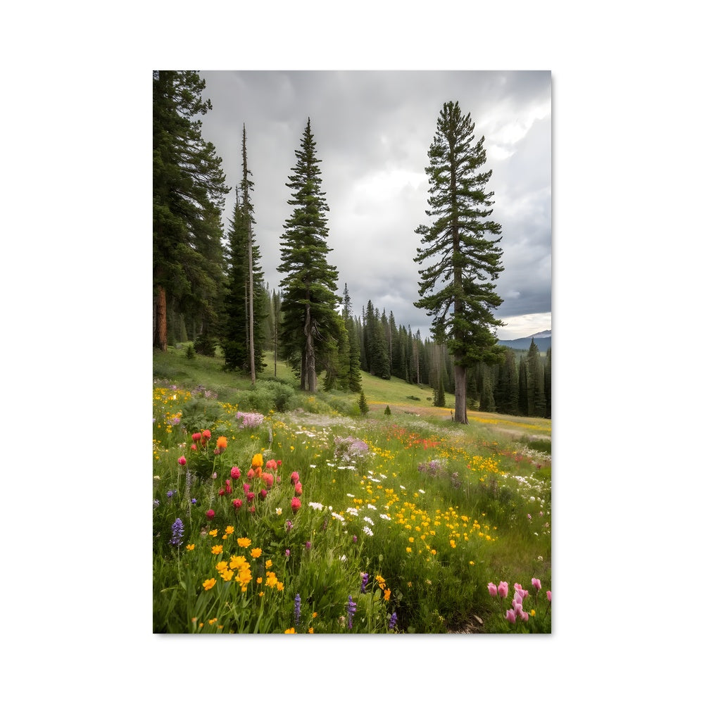 Poster Montagnes Sauvages