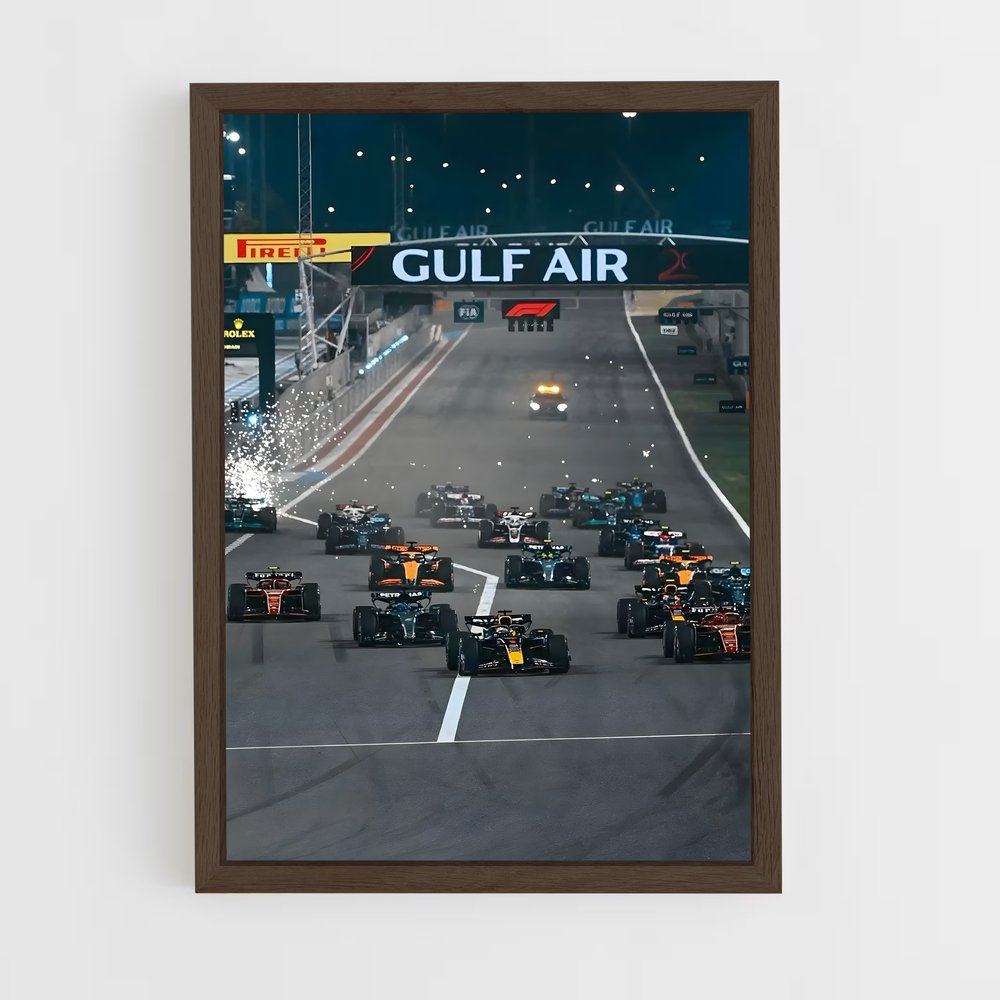 ap-formula 1-9 cadre Bois foncé