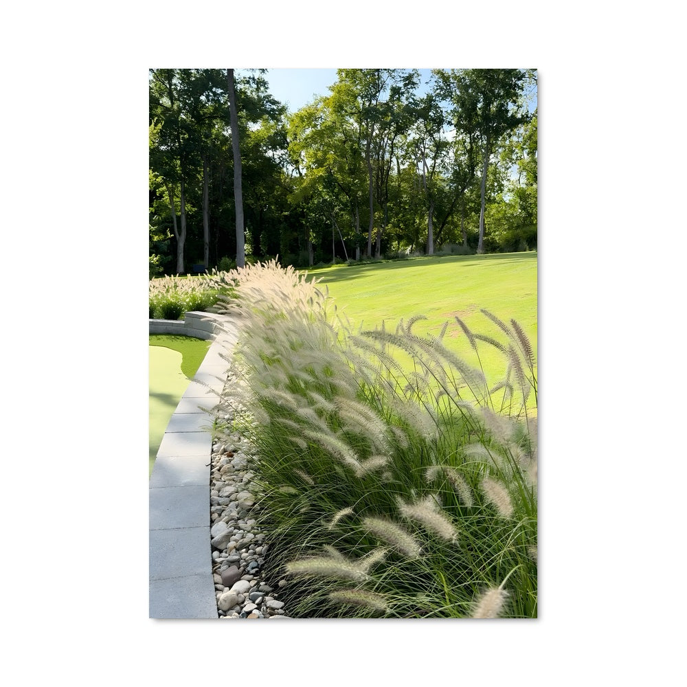 Poster Chemin de Graminées
