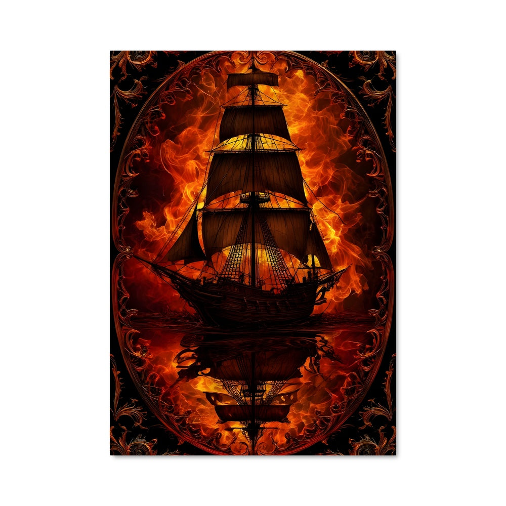 Poster Flamme Marine