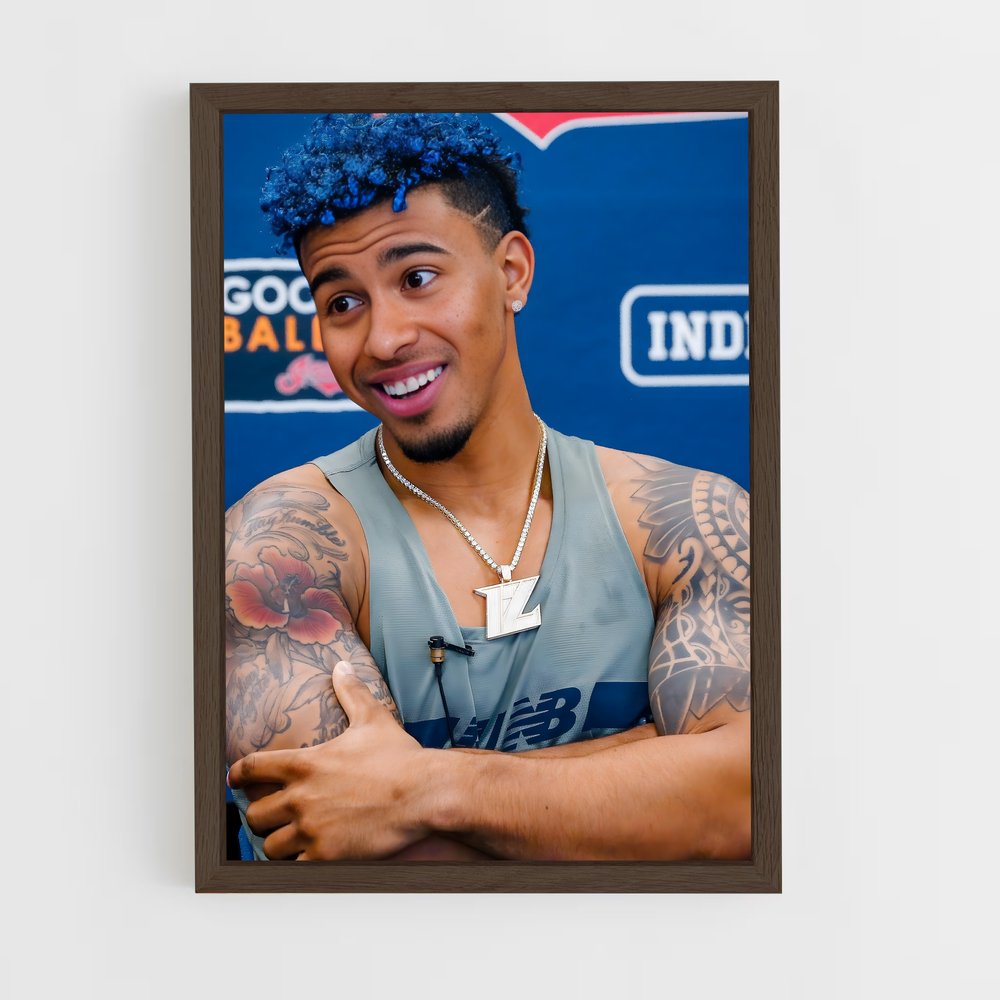 ap-francisco lindor-2 cadre Bois foncé