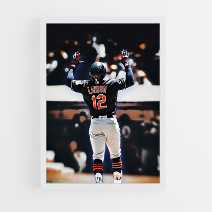 ap-francisco lindor-3 cadre Blanc