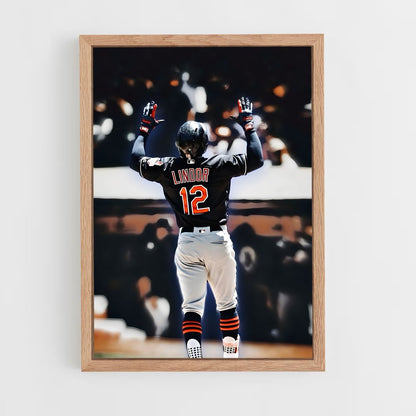 ap-francisco lindor-3 cadre Bois clair