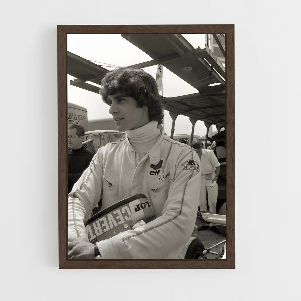 ap-francois cevert-1 cadre Bois foncé