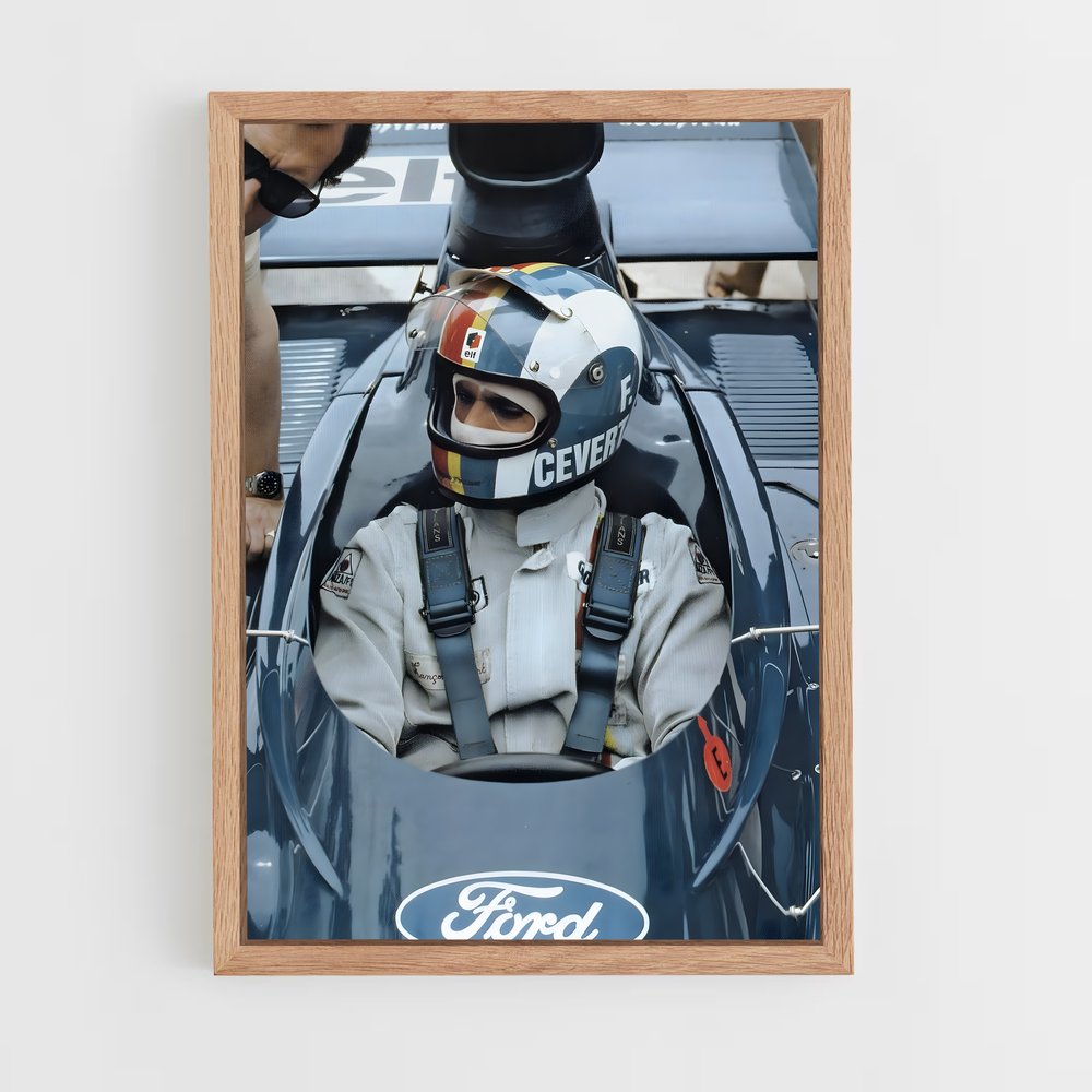 ap-francois cevert-4 cadre Bois clair