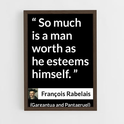 ap-francois rabelais-1 cadre Bois foncé