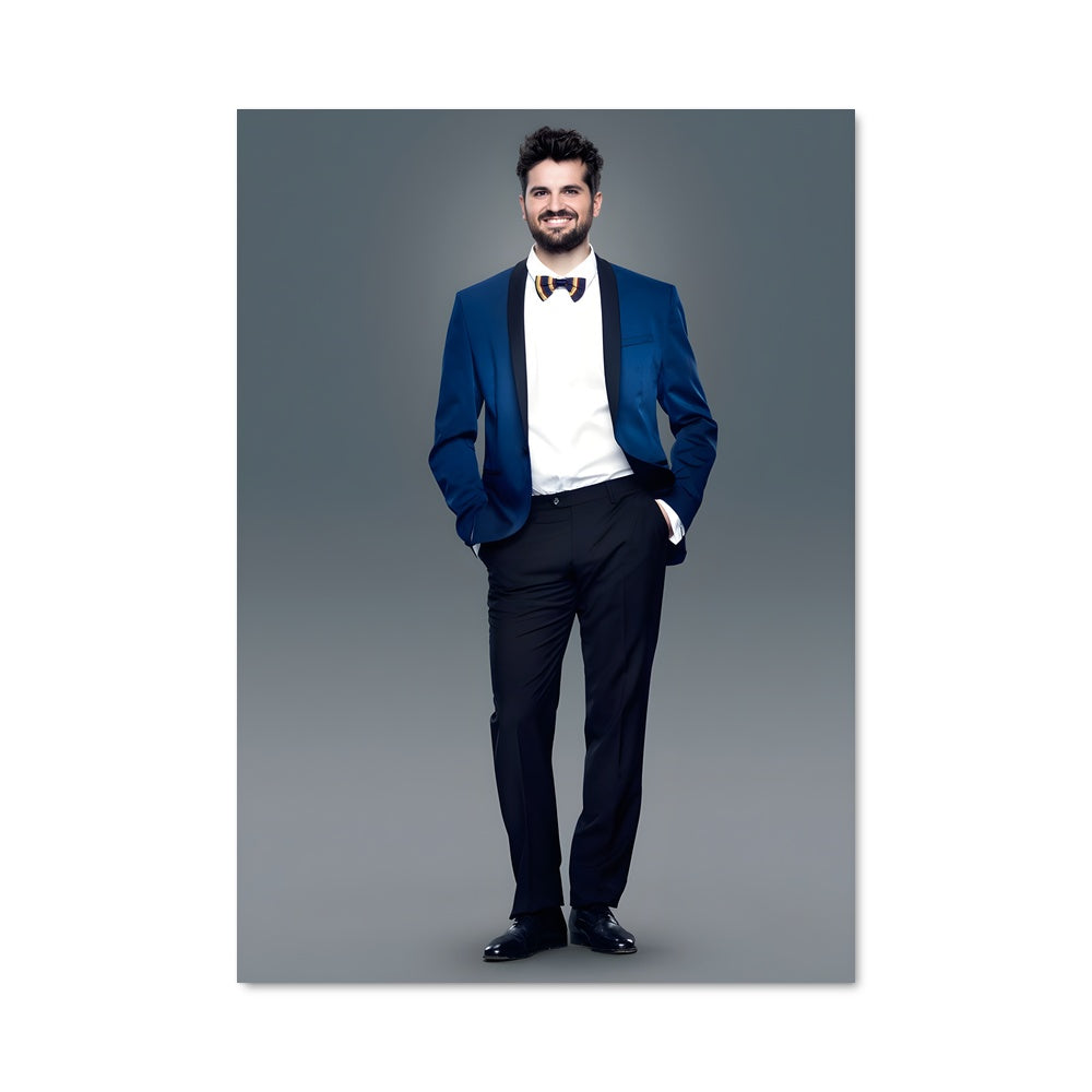 Poster Chic en Bleu