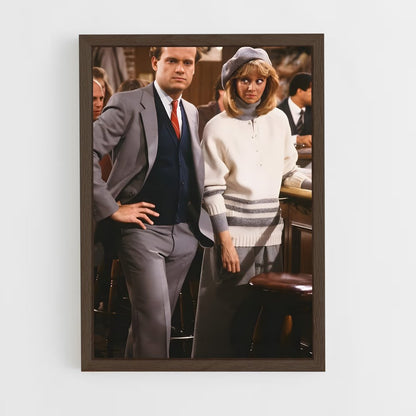 ap-frasier crane-3 cadre Bois foncé